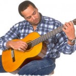 man playing guitar